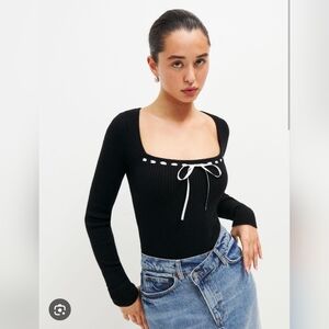 Reformation Cameron cashmere top (brand new with tags still attached)